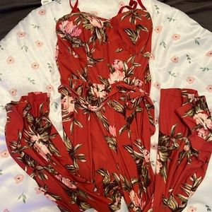 Dark orange jumpsuit large